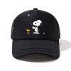 1pc "Cute" Printed Half Mesh Baseball Cap