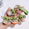 Star War Baby Keychain Master Yoda Silicone Pendant