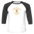 Unisex 3/4 Baseball Tee