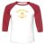 Unisex 3/4 Baseball Tee