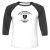 Unisex 3/4 Baseball Tee