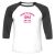 Unisex 3/4 Baseball Tee