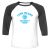 Unisex 3/4 Baseball Tee