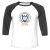 Unisex 3/4 Baseball Tee