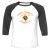 Unisex 3/4 Baseball Tee