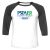 Unisex 3/4 Baseball Tee