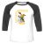 Unisex 3/4 Baseball Tee