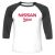 Unisex 3/4 Baseball Tee