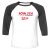 Unisex 3/4 Baseball Tee