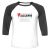 Unisex 3/4 Baseball Tee
