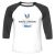 Unisex 3/4 Baseball Tee