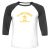 Unisex 3/4 Baseball Tee