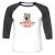 Unisex 3/4 Baseball Tee