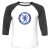 Unisex 3/4 Baseball Tee