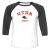 Unisex 3/4 Baseball Tee