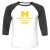 Unisex 3/4 Baseball Tee