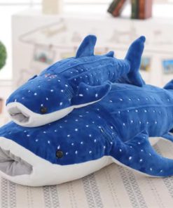 50/100CM New Cartoon Blue Shark Stuffed Plush Toys