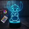 3D Illusion Cute Night Light Smart Touch Room Decor Lamp