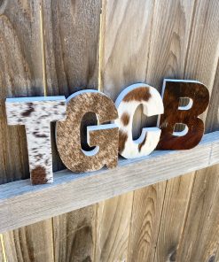 Western Cowhide Letters