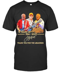 Jimmy Buffett 76 Years 1946-2023 Thank You For The Memories Music T-Shirt