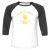 Unisex 3/4 Baseball Tee