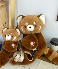 30/40cm Red Panda Plush Backpack