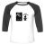Unisex 3/4 Baseball Tee