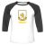 Unisex 3/4 Baseball Tee