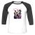 Unisex 3/4 Baseball Tee