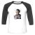 Unisex 3/4 Baseball Tee