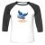 Unisex 3/4 Baseball Tee