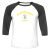 Unisex 3/4 Baseball Tee