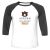Unisex 3/4 Baseball Tee
