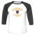 Unisex 3/4 Baseball Tee