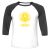 Unisex 3/4 Baseball Tee