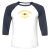 Unisex 3/4 Baseball Tee