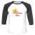Unisex 3/4 Baseball Tee
