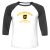 Unisex 3/4 Baseball Tee