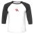 Unisex 3/4 Baseball Tee