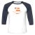 Unisex 3/4 Baseball Tee