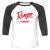 Unisex 3/4 Baseball Tee