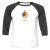 Unisex 3/4 Baseball Tee