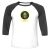 Unisex 3/4 Baseball Tee