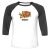 Unisex 3/4 Baseball Tee