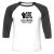 Unisex 3/4 Baseball Tee