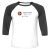 Unisex 3/4 Baseball Tee