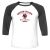 Unisex 3/4 Baseball Tee