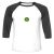 Unisex 3/4 Baseball Tee
