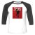Unisex 3/4 Baseball Tee