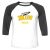 Unisex 3/4 Baseball Tee